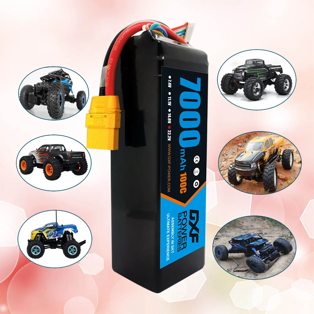 DXF 6S Lipo Battery 22.2V 7000 - огляд і ціна 6S Lipo Battery 22.2V 5000Mah
