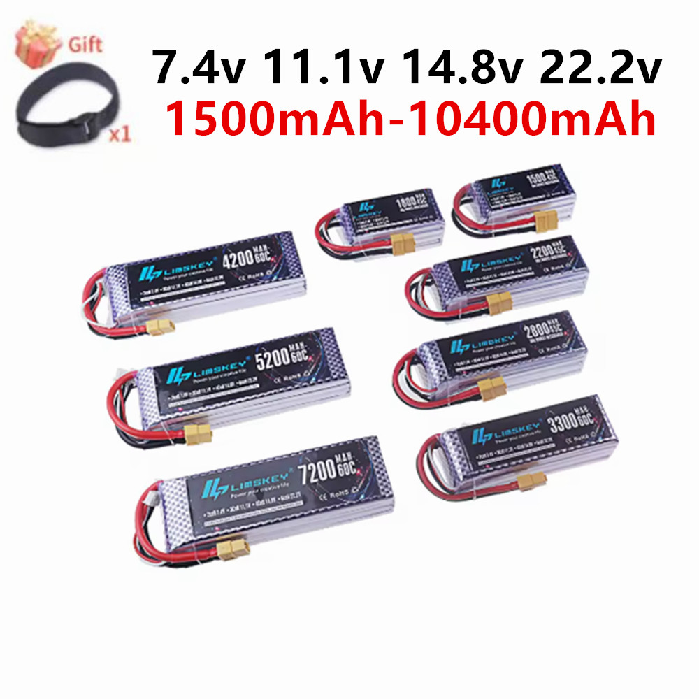 Lipo Battery 2S 3S 4S 6S 1500m - огляд і ціна 4S Lipo Battery 14.8V 6000Mah